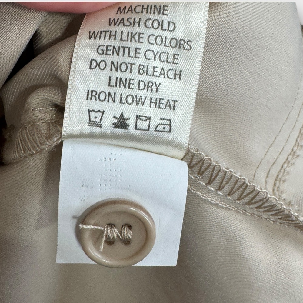 MAX STUDIO Latte Drape Front Open‎ Trench Jacket … - image 7